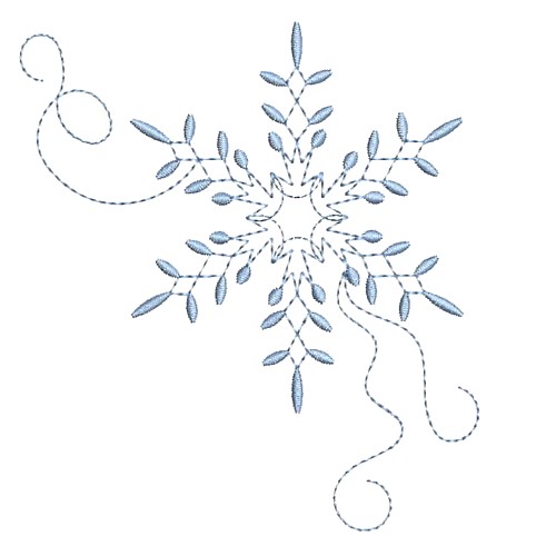 snowflake machine embroidery design needle passion embroidery npe